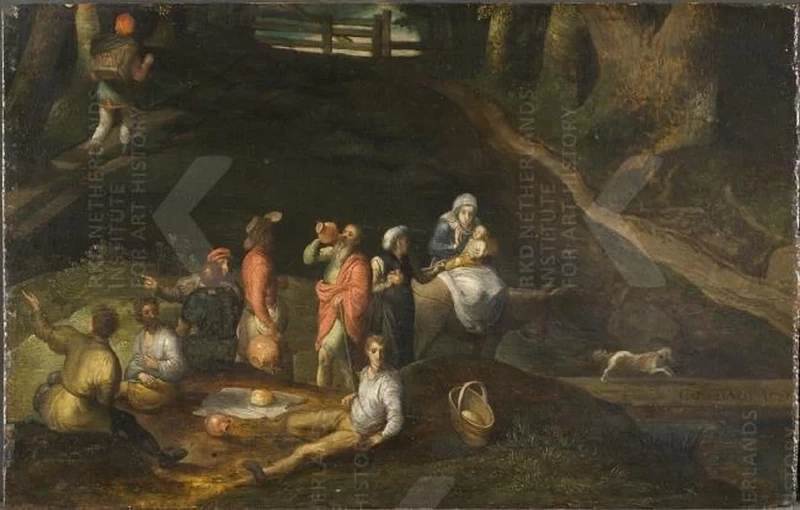 Paesaggio con la Sacra Famiglia - Nationalmuseum Stockholm, Stockholm